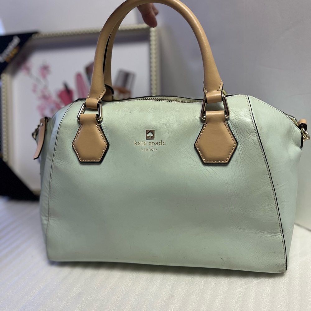 KATE SPADE Handbag PARNELL STREET PIPPA BAG PURSE Mint Green Mojito Bag
